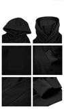 Coverwin 2025 Autumn New Unisex European and American Pile Collar with Plush Hooded Sweatshirt Loose and Casual