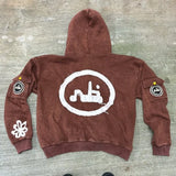 Coverwin Y2K Zip Up Hoodie Harajuku Hip Hop New Fashion Patch Embroidery Oversized Hoodie Men Women Loose Casual Hoodie Jacket Streetwear