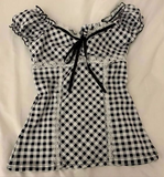 Coverwin-T Shirts Y2k Clothes 2000s Lattice Casual Women Clothing Crop Tops Graphic T shirt Kpop Harajuku Kawaii Body Tee Sweet Girl Top