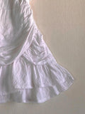 Coverwin-Korea Summer Mini Dresses White Sexy Women Clothes Harajuku Sweet Girl Cross Kpop Short Dress Punk Vintage Femme Y2K Party Dress