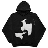 Coverwin Y2k Women's Top Hoodies Sweatshirt Pullover Oversized Streetwear Vintage Dark Gothic Trauma Premium Hoodie Hip Hop Rap 2024 new