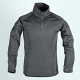 Coverwin Army Outdoors T Shirt Long Sleeve Combat Shirt Tactical Clothing BreathableTraining Hunting Clothes Hiking Shirt Work Wear Men