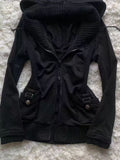 Coverwin-Punk Coat Dark Winter Clothes Women Gothic Zip Up Hoodies 2025 New Korea Oversized Tops Jackets Femme Hoody Streetwear Coats Top