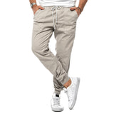 Coverwin Spring and Autumn Men's Casual Pants, Loose Legged Pants, Casual Sports Outdoor Work Pant scargo Pantsmen pants