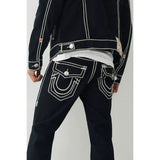 Coverwin Men Fashion Jeans Work Pants High Street Vintage Hip Hop Embroidered Jeans Baggy Casual Straight Versatile Denim Trousers S-XXL