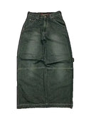 Coverwin Streetwear Harajuku Y2K Multi Pocket Letter Embroidery Clearance Spot Jeans Casual Joker Straight Wide-leg Pants Couple Jeans