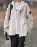 Coverwin Men's Spring and Autumn Fashion Classic Comfortable Anti Wrinkle Trend Outdoor Casual Stormtrooper Jacket Coat