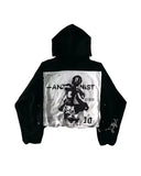 Coverwin Streetwear American Hoodie Y2K Clothes Mens Womens Harajuku Gothic Bat Graphic Print Oversized Black Hoodie Sweatshirt Clothes