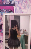 Coverwin-Y2k Skirts Summer Sexy Sweet Girl Clothes Bow Punk 2000s Kawaii Casual Cute Skirt Bottom Korea Gothic High waist Women Skirts