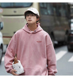 Coverwin Outfit Suede Korean Style Hooded Sweatshirt for Men Spring and Autumn 2024 New Niche American Trendy Brand Ins Couple Hot Jacket Top