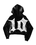 Coverwin Hoodie Y2K Zipper Jacket Men Women Harajuku Gothic Cartoon Letter Embroidery Oversized Hoodie Sweatshirt Fashion Casual Clothes