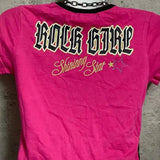 Coverwin-Punk Gothic T shirt Summer Women Clothes Vintage Pink Letter Streetwear 90s Crop Top Short sleeve Korea Hip Hop Tees Y2k Tops