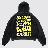 Coverwin Harajuku streetwear hoodies women Multi letter Print oversized hoodie Tops Couples Sweatshirt Goth gothic Y2k Clothes clothing