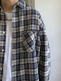 Coverwin Men's Long Sleeve Checkered Shirt