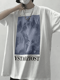 Coverwin Men's Mist Ghost Graphic Tee