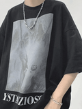 Coverwin Men's Mist Ghost Graphic Tee