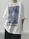 Coverwin Men's Mist Ghost Graphic Tee