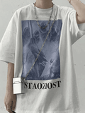 Coverwin Men's Mist Ghost Graphic Tee