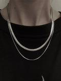 Coverwin SILVER NECKLACE AX29