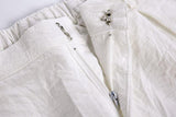 Coverwin  4378 LINEN STRAIGHT WIDE DRAPE PANTS