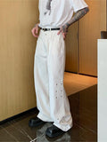 Coverwin 2024 New Fashion Pants Men¡®s trendy Y2K men styleDouble-layer Waist Straight Pants