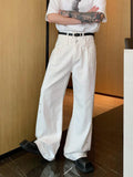 Coverwin 2024 New Fashion Pants Men¡®s trendy Y2K men styleDouble-layer Waist Straight Pants