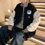 Coverwin  2024 New Baseball Jacket Varsity Jacket Men Korean Fashion Bomber Jacket Men Spring and Autumn