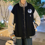 Coverwin  2024 New Baseball Jacket Varsity Jacket Men Korean Fashion Bomber Jacket Men Spring and Autumn