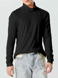 Coverwin 2024 New Fashion  Man Sweater Mens High Neck Casual Long-sleeved Sweater SKUI34306