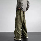 Coverwin American Fashion Cargo Pants Men 2024 Spring Autumn New Baggy Parachute Cargo Pants Mans Streetwear Clothes Mens