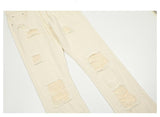 Coverwin 2024 New Fashion Pants Men¡®s trendy Y2K men styleVintage Slim-fit Ripped Jeans with Rough Edges and Holes