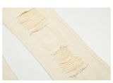 Coverwin 2024 New Fashion Pants Men¡®s trendy Y2K men styleVintage Slim-fit Ripped Jeans with Rough Edges and Holes