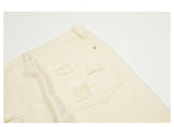 Coverwin 2024 New Fashion Pants Men¡®s trendy Y2K men styleVintage Slim-fit Ripped Jeans with Rough Edges and Holes