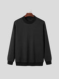 Coverwin 2024 New Fashion  Man Sweater Mens Solid High Neck Long Sleeve Sweatshirt SKUJ89232