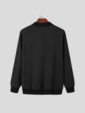 Coverwin 2024 New Fashion  Man Sweater Mens Solid High Neck Long Sleeve Sweatshirt SKUJ89232